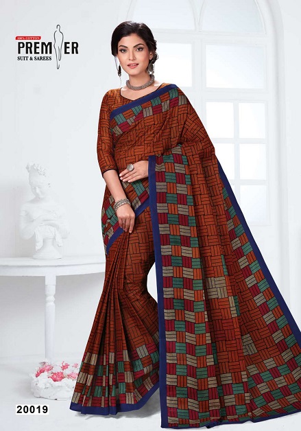 Premier Sun City Vol 20 Pure Cotton  Printed Designer Sarees